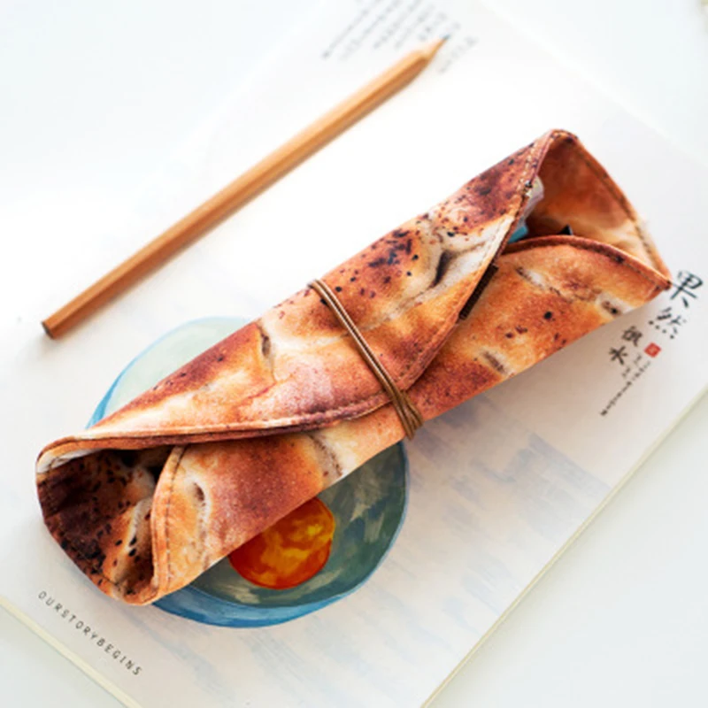 Косметичка для хранения кистей сумка блинов рулон пенал 10 отверстий карандашей