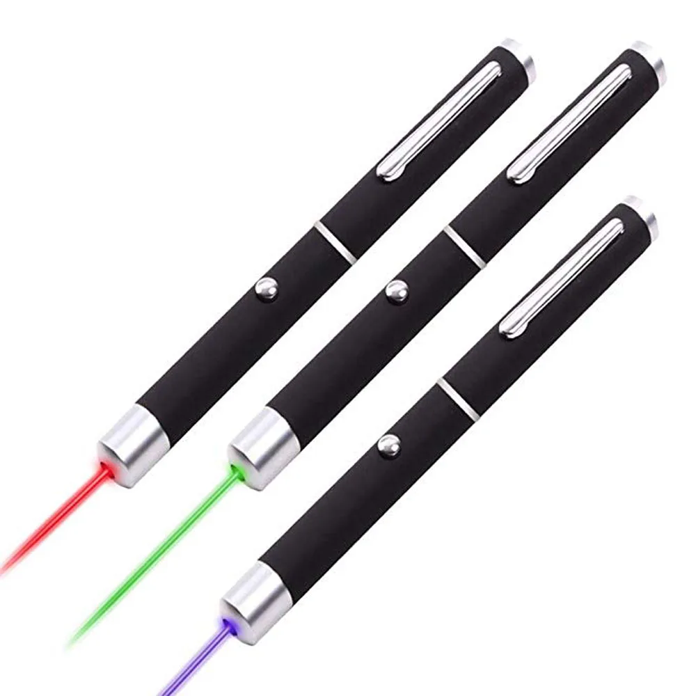 3 шт лазерные указки большая мощность яркая красная синяя зеленая лазерная