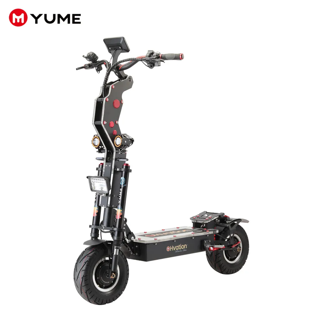 YUME X13 новый дизайн 2021 72 В 8000 Вт высокоскоростной 100 км/ч 63 миль/ч Escooter складной