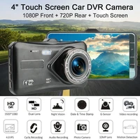 4 1080p dual lens auto accessories g sensor wdr touch screen dash cam video recorder camera car dvr auto dashcam