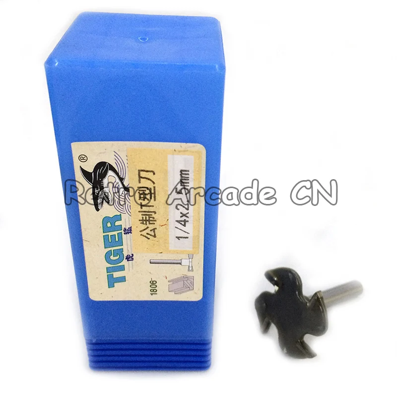 

2Pcs 1.2''x2.5mm 1.4''x2.5mm T type cutter biscuit slot cutter wooden cabinet slotting router bit arcade game machine T-molding