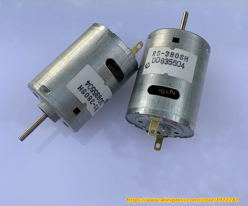 Абсолютно Новый Диаметр 27 7 мм DC3V ~ 4 V Высокая скорость 380 DC мотор RS 380SH углеродистая