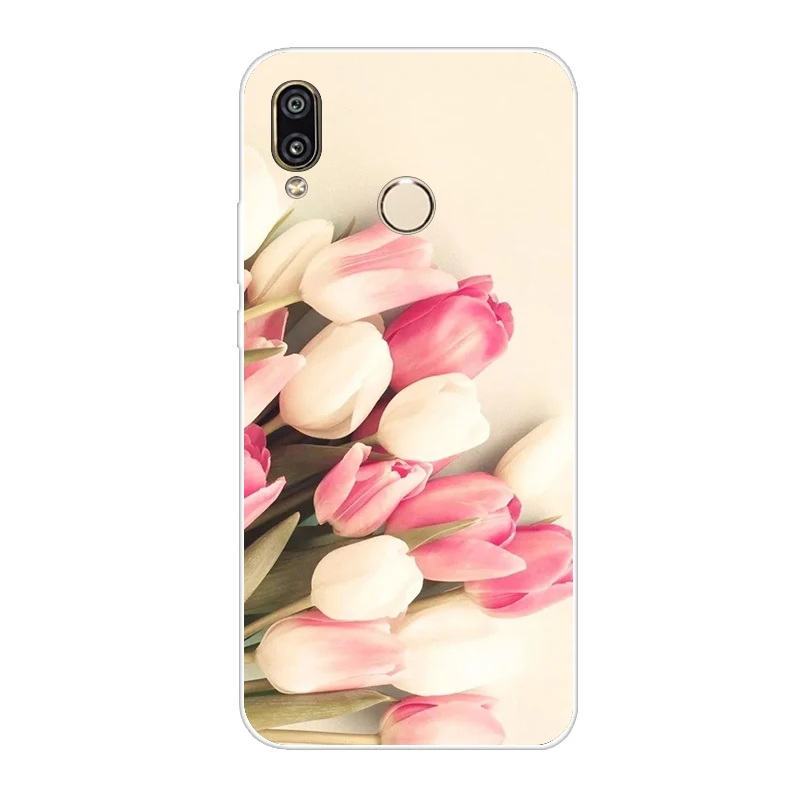 Мягкий чехол для телефона из ТПУ Huawei P20 Lite цветной с рисунком новинка HuaweiP20 Capa Funda