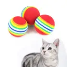 Разноцветные пенопластовые шарики для кошек, 135 шт., Интерактивная игрушка для собак Когтеточка, игрушки для кошек, аксессуары для кошек