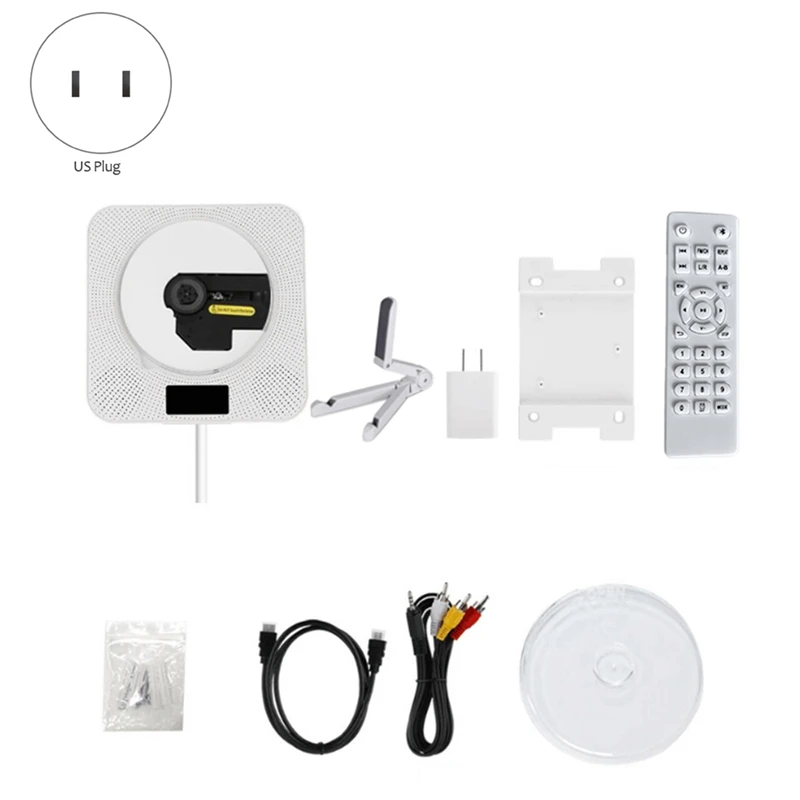 CD DVD плеер Bluetooth динамик настенный fm радио с светодиодный дисплей и пульт