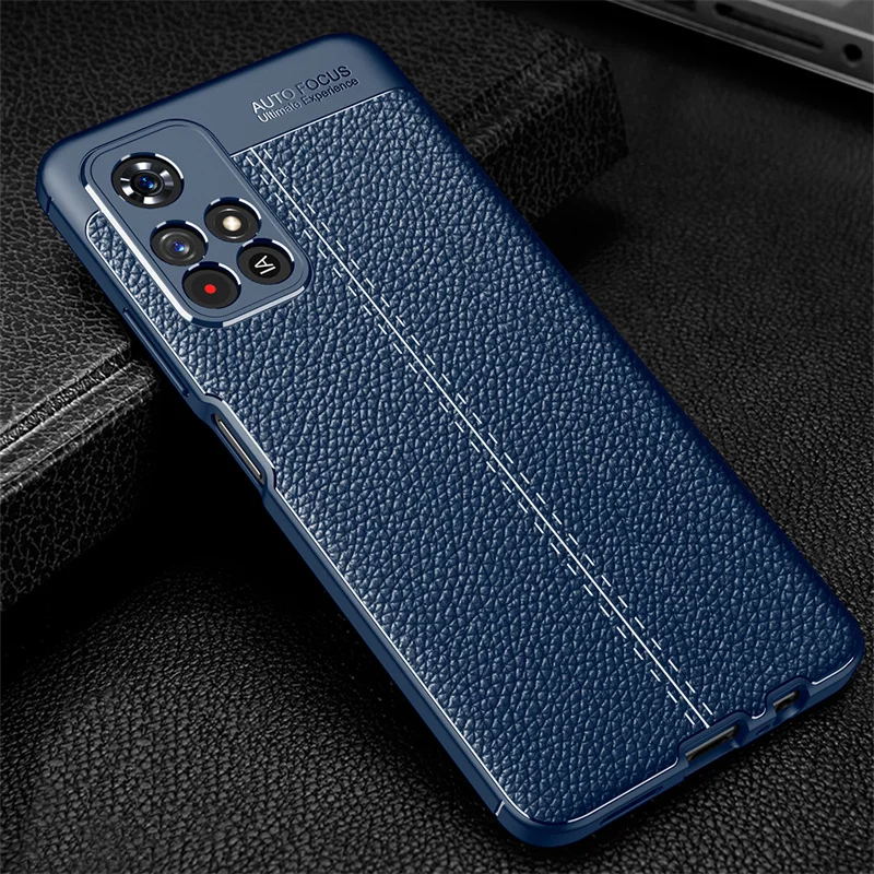 For Cover Xiaomi Poco M4 Pro Case For Poco M4 Pro 5G Cover Capas Shockproof Bumper TPU Soft Leather For Fundas Poco M4 Pro Cover