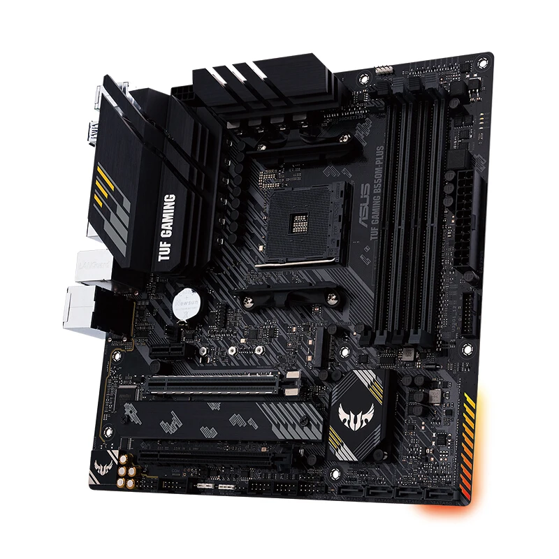 Billig Marke Neue ASUS TUF GAMING B550M-PLUS M-ATX Motherboard Unterstützung CPU 3600X/3700X/5600X/5800X (AMD B550/socketAM4) PC DIY Mainboard