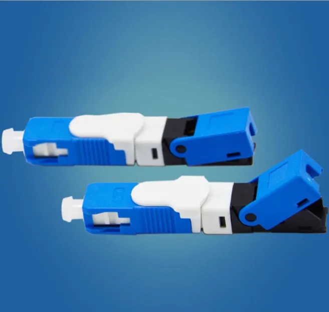 50 шт. FTTH ESC250D SC UPC одномодовый волоконно-оптический Быстрый Соединитель SM