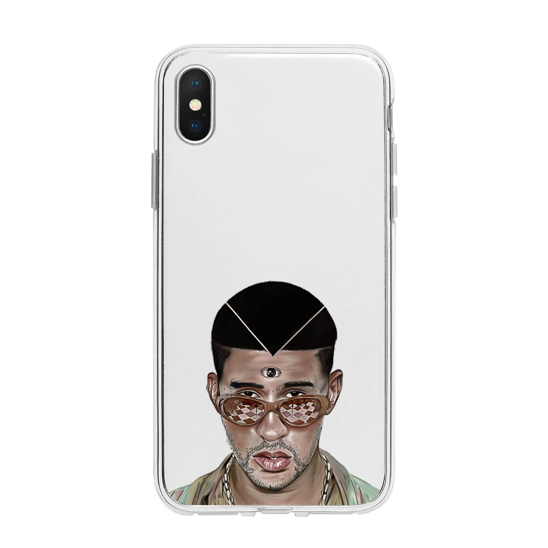 Чехол для телефона с рисунком плохого кролика малумы Iphone 12 Pro Mini 11Pro Max Se2020 6 6s 7 8plus 5s