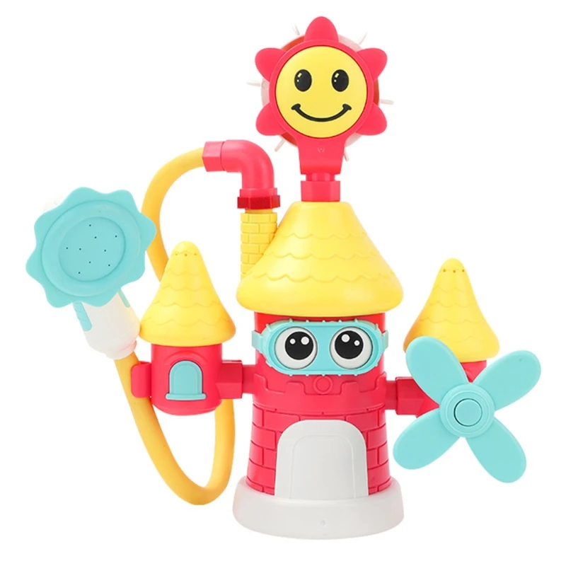 

Child Creative Castle Cute Fun Sunflower Electric Bath Toy Baby Shower Shower Bathroom Toy Christmas Gift Early Education Puzzle