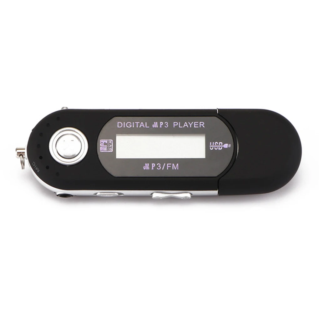 Портативный мини USB Flash LCD цифровой MP3-плеер с поддержкой флеш-памяти 32 Гб TF слот