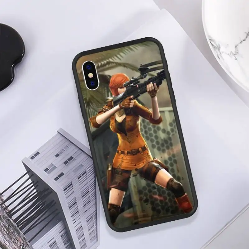 

Game characters Phone Case for iPhone 11 12 Pro Max 6 6s 7 8 Plus XS XR 12mini SE 2020 Black Soft TPU Cover Silicone Coque