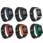 Силиконовый мягкий чехол с рамкой, защитный чехол для стекла экрана для Garmin Forerunner 35 30 Fr35 Fr30, защитный бампер для часов