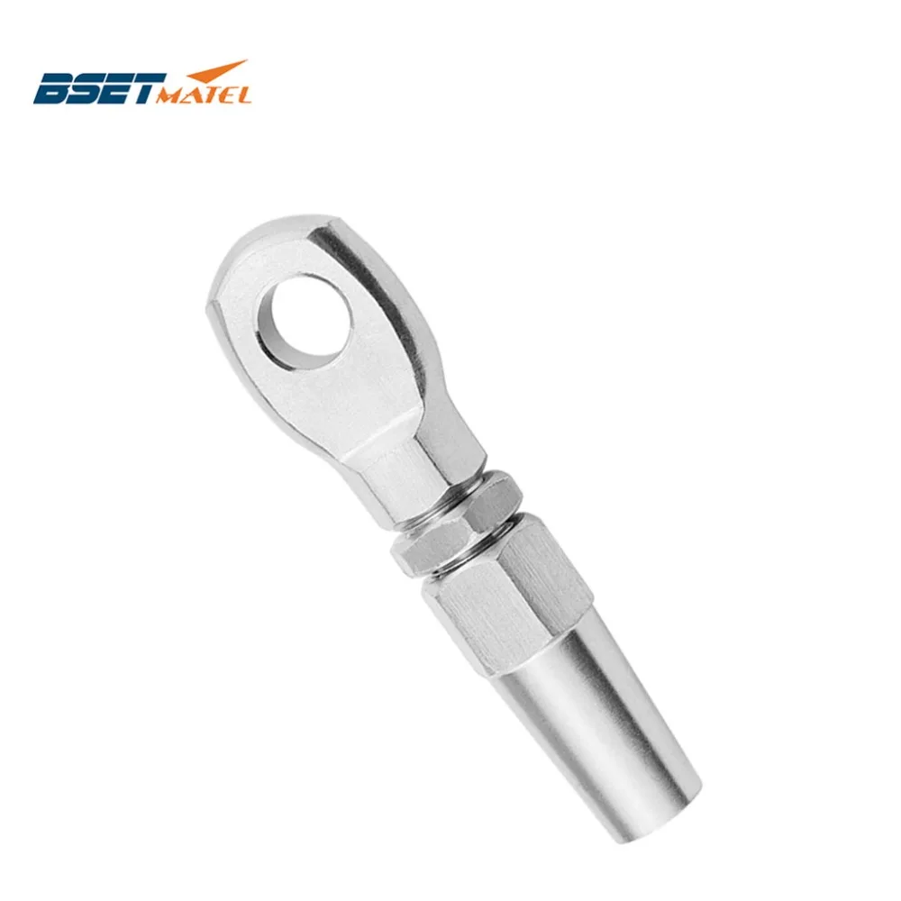 

Морской класс 316 нержавеющая сталь 5 мм бесшаговый глазчатый терминал, кабельная веревка, DIY фитинг, оборудование, комплект балюстрады