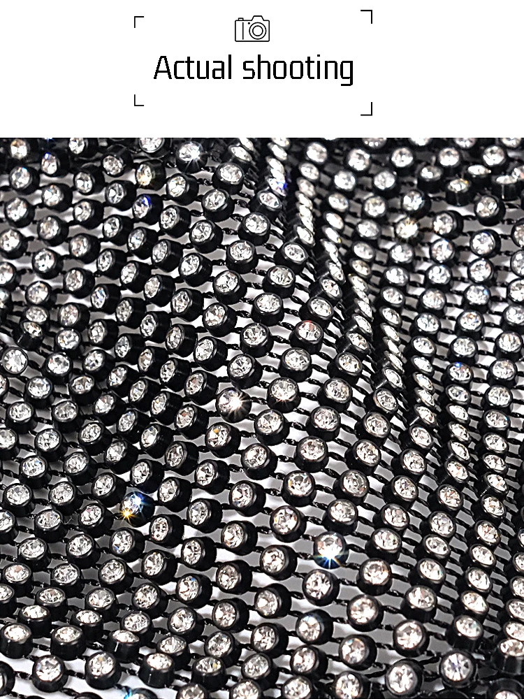 

Summer New Style Rhinestone Mask Block The Sun Personality Trend With Artificial Diamonds Adult Decorative Masks