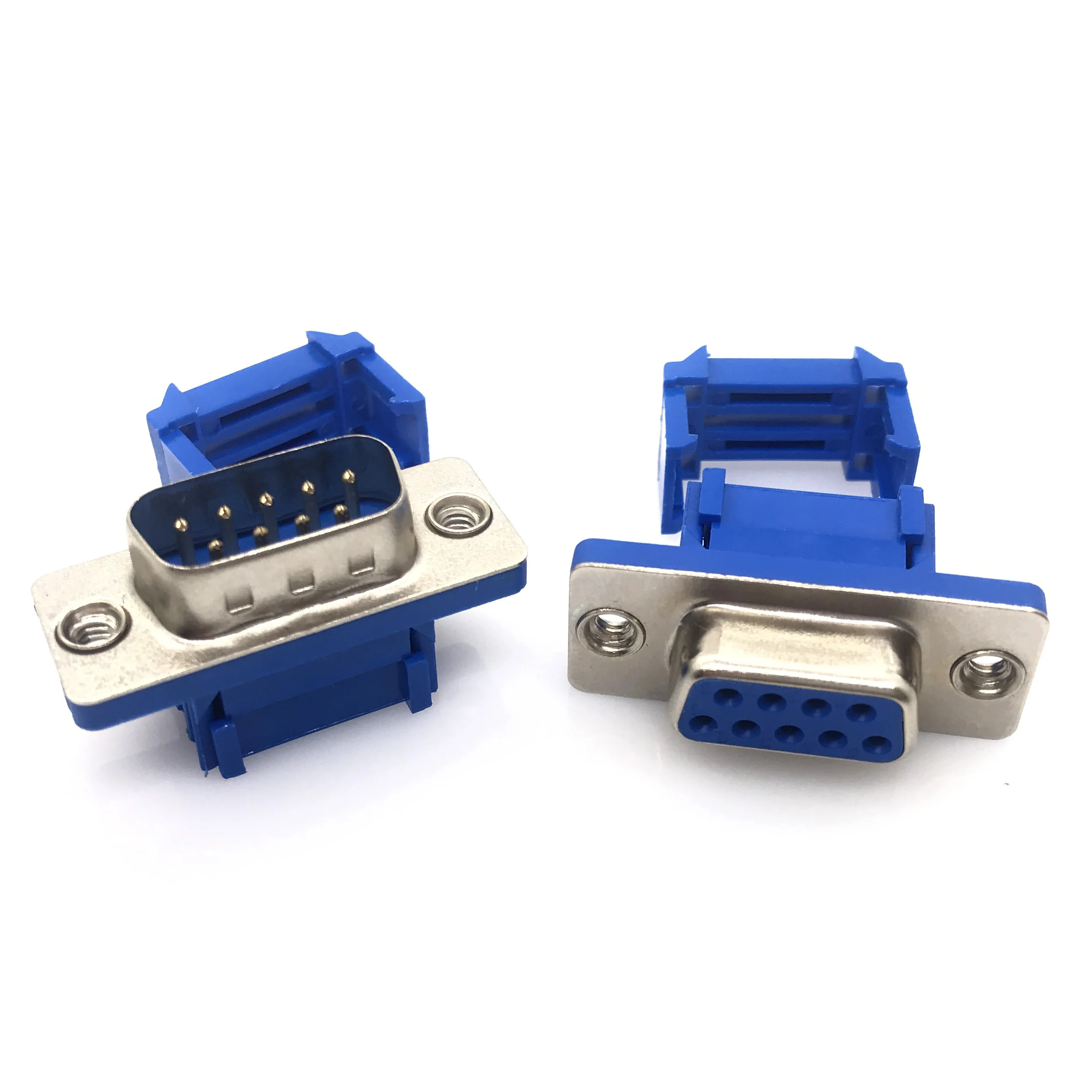 20 шт. DIDC9 DB9 Мужской последовательный порт разъем IDC обжимной тип D-Sub RS232 COM разъемы