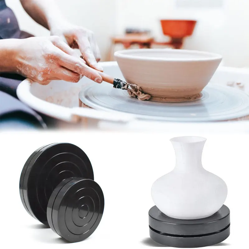 

Plastic Turntable Pottery Clay Sculpture Wheels Tools 360 Flexible Rotation Pottery Wheel Plateau Tournant Support Dropshopping