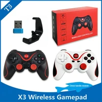 x3 wireless bluetooth compatible gamepad joystick for android phone tablet remote controller black white color game controller