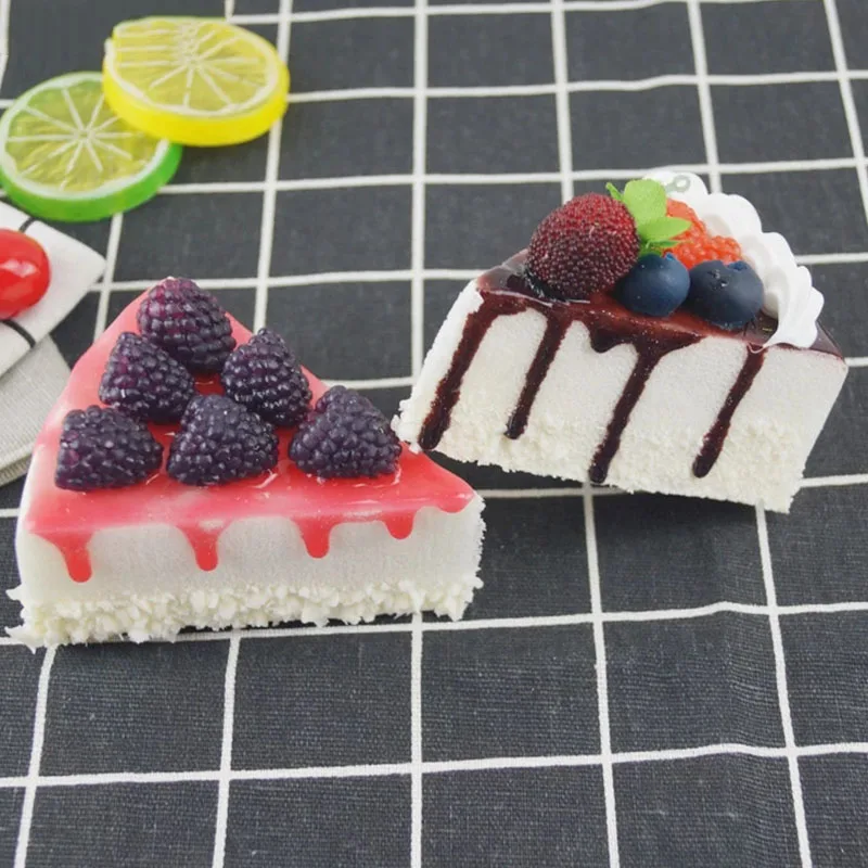 Имитация фруктов торта хлеба модель еды фото реквизит искусственная нарезка