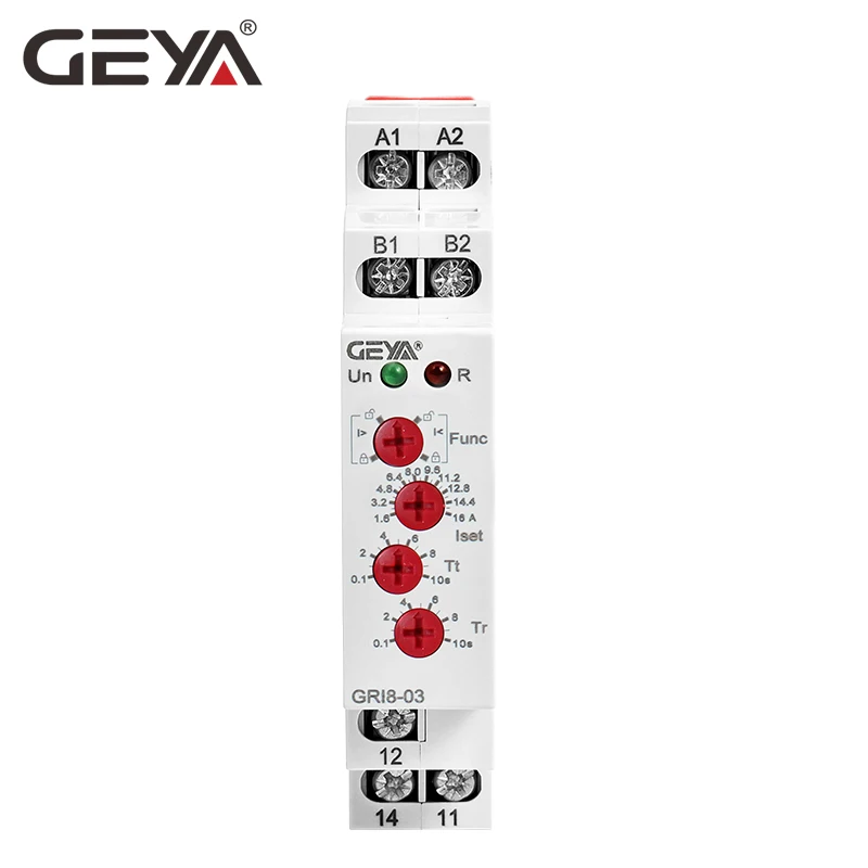GEYA GRI8 03 перегрузки по току или Электронное Реле тока 0.05A 1A 2A 5A 8A 16A тока|Реле| |