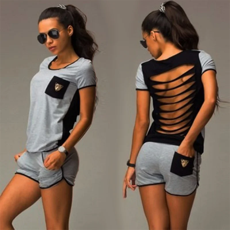 

2020 Summer Fashing Women T-shirts tee Top Short Sleeve T-shirt Sportwear Shorts Pants Tacksuit Outfit Clothes Sets Jumpsuit
