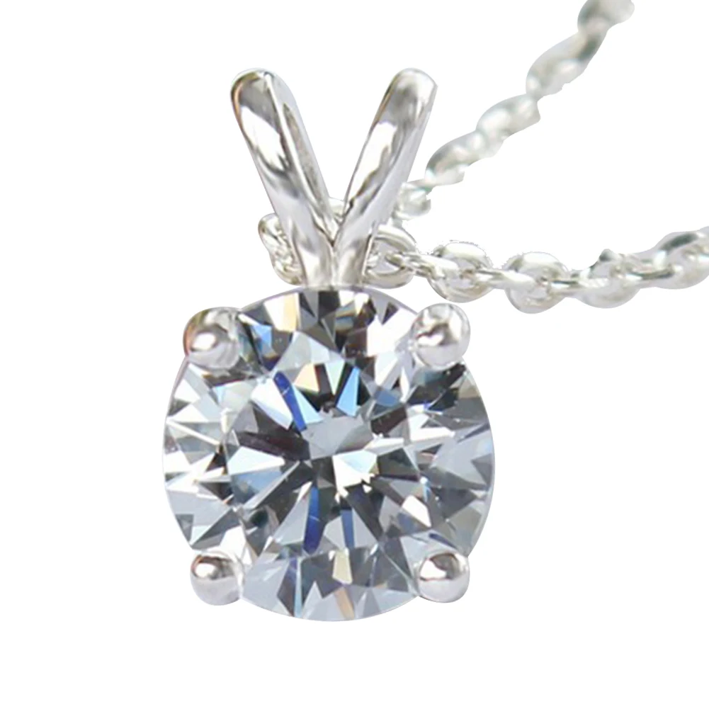 Collares de moda 2019 ожерелье женское модное круглый кубический цирконий кулон