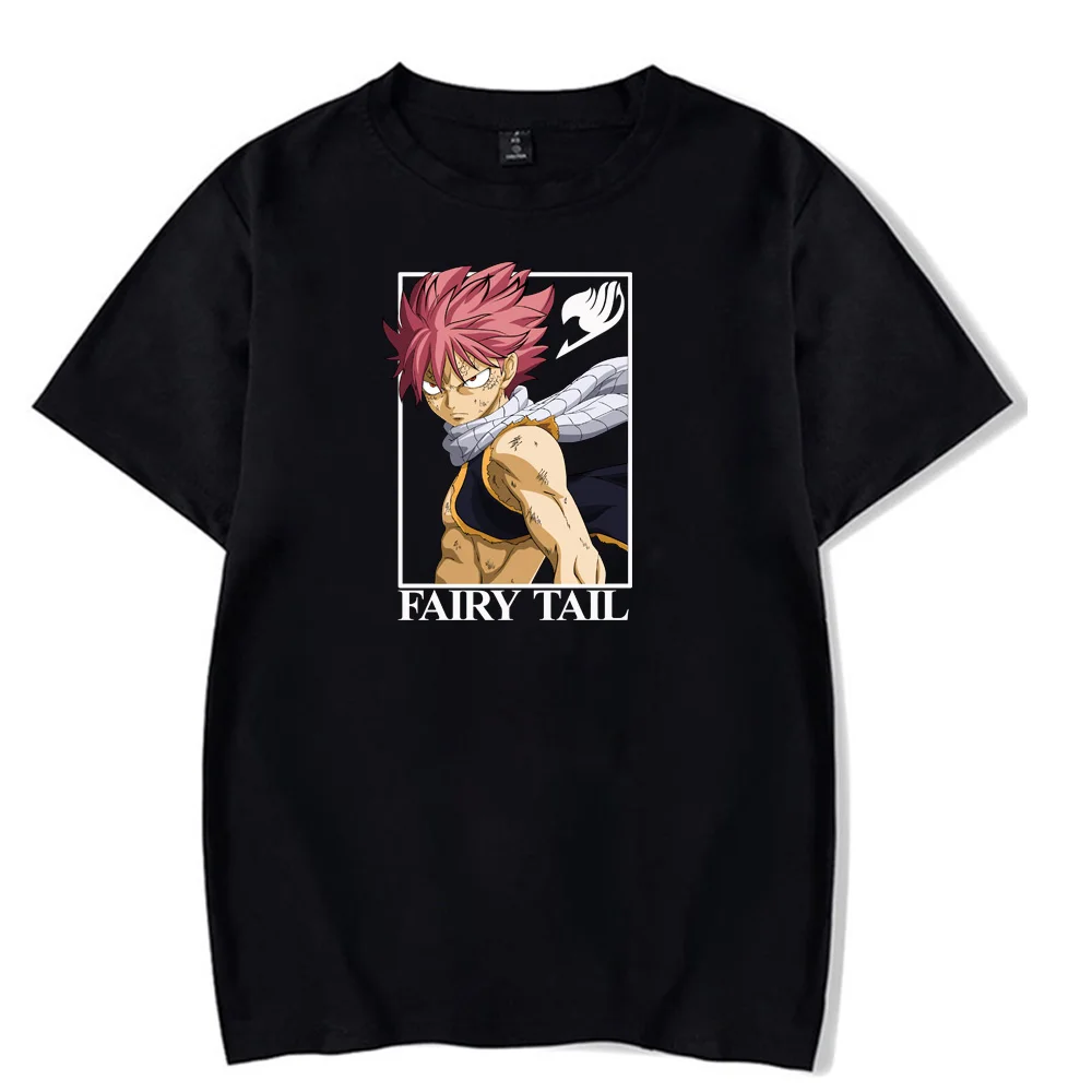 

Популярная аниме футболка Fairy Tail с короткими рукавами в стиле кэжуал, в стиле хип-хоп, унисекс