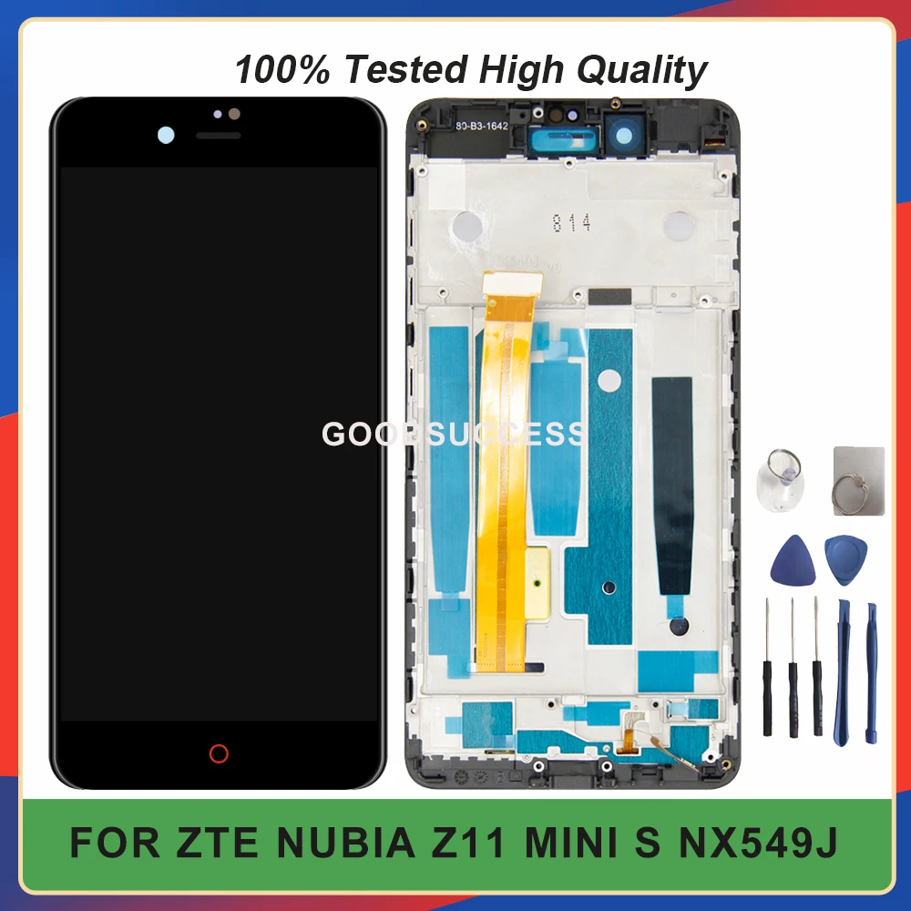 

New For ZTE Nubia Z11 Mini S NX549J Lcd Display Touch Screen Glass Panel Assembly Free Tools