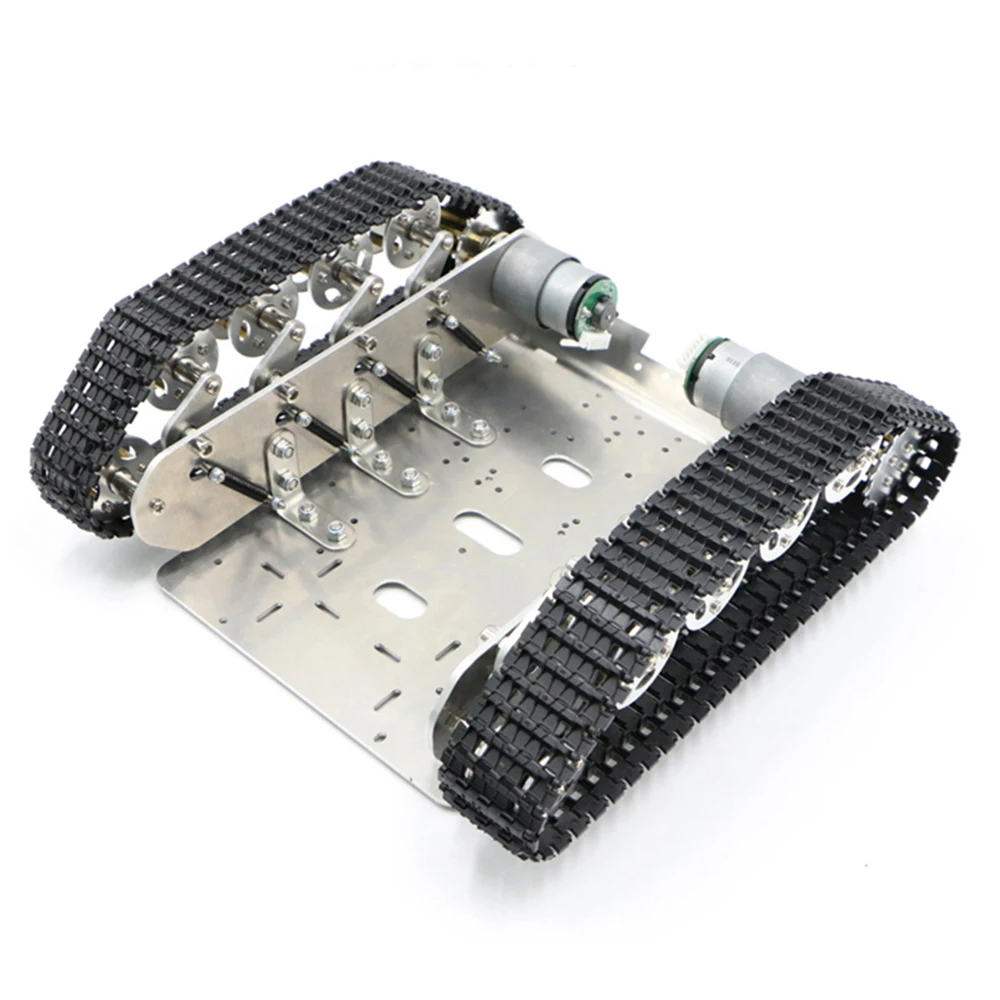 DIY Arduino набор для танков шасси умный автомобиль гусеничный робот металлический