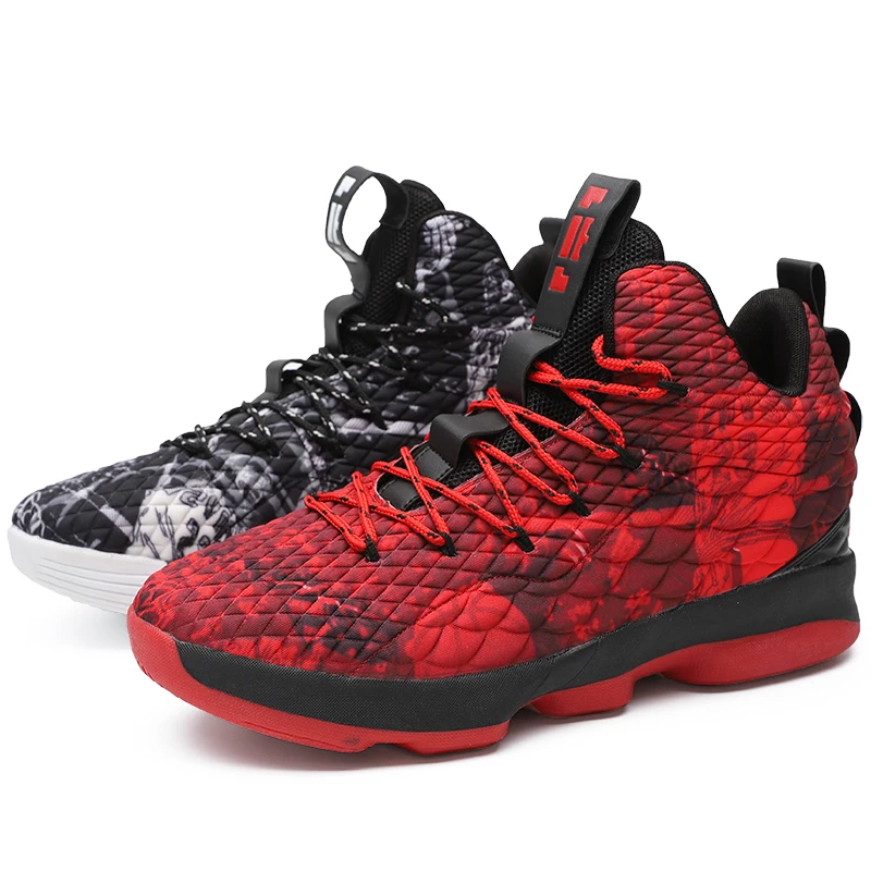 Мужская баскетбольная обувь Lebron James высокие кроссовки для тренировок в