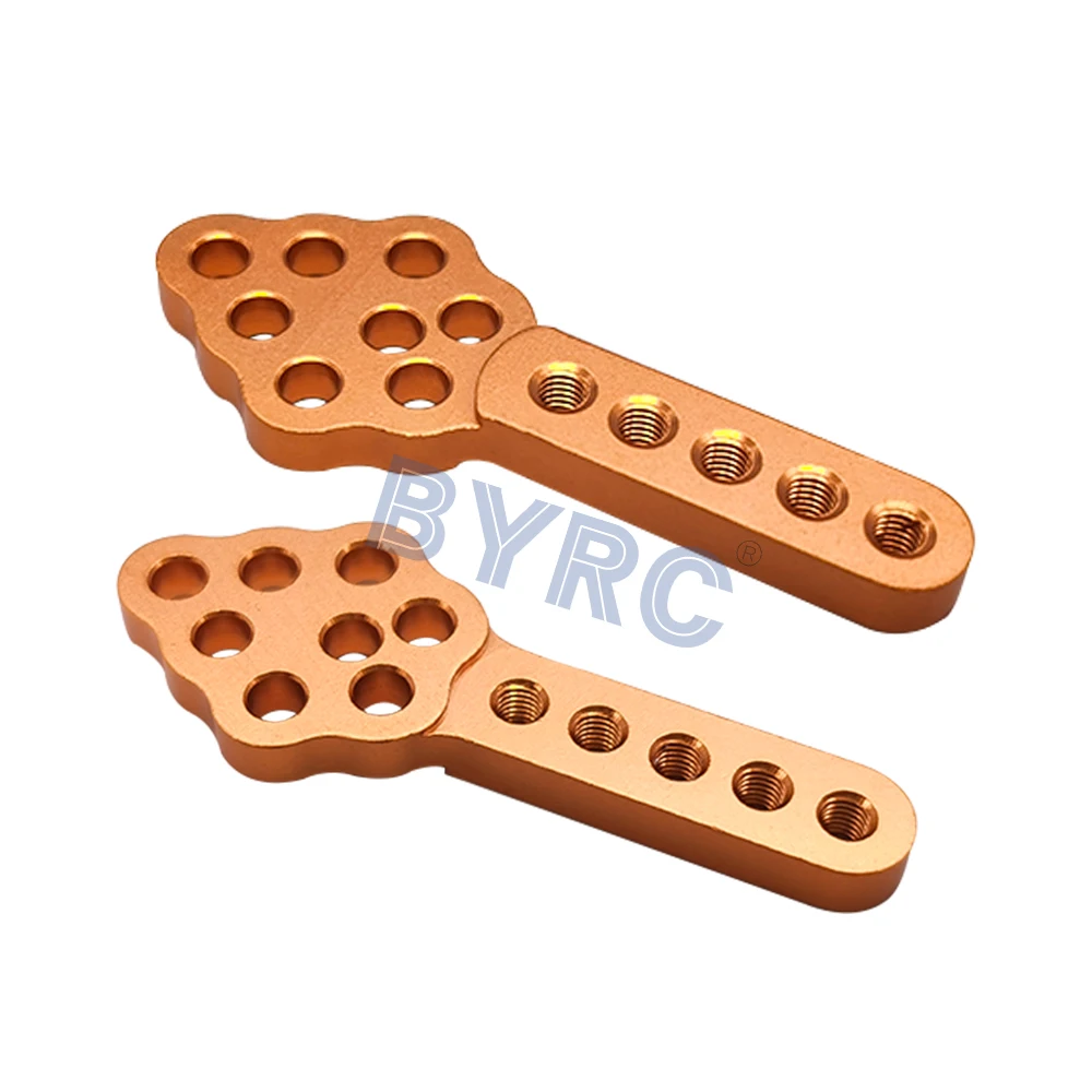 Амортизаторы регулируемые из алюминиевого сплава 2 шт. многоугольное крепление