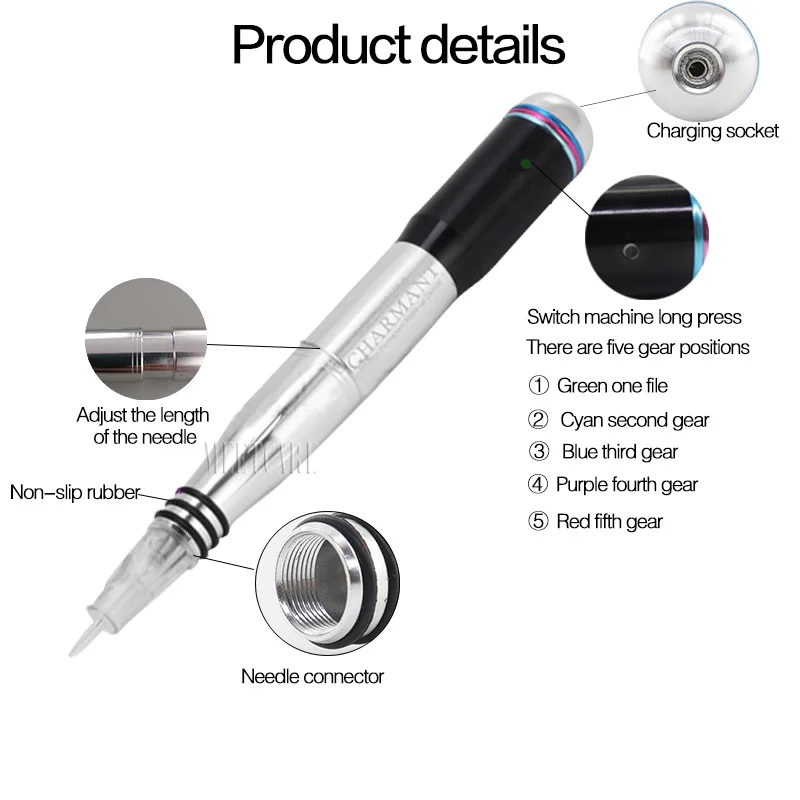 Профессиональная Перманентная тату-ручка для макияжа электрическая бровей