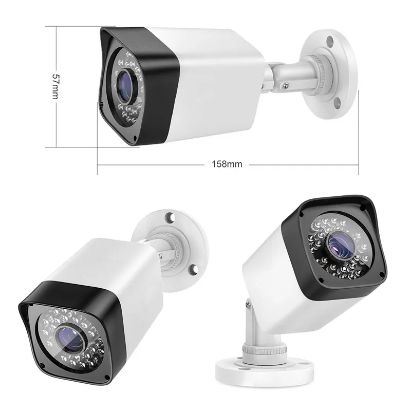 8CH комплект видеонаблюдения 720P CCTV система 1.0MP ИК ночного видения Крытый Открытый AHD камера водонепроницаемая наружная аналоговая камера