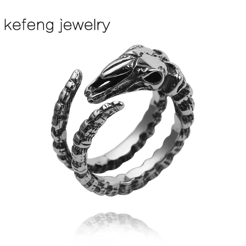 Мужские байкерские кольца в стиле панк рок металлические форме когтя дракона для