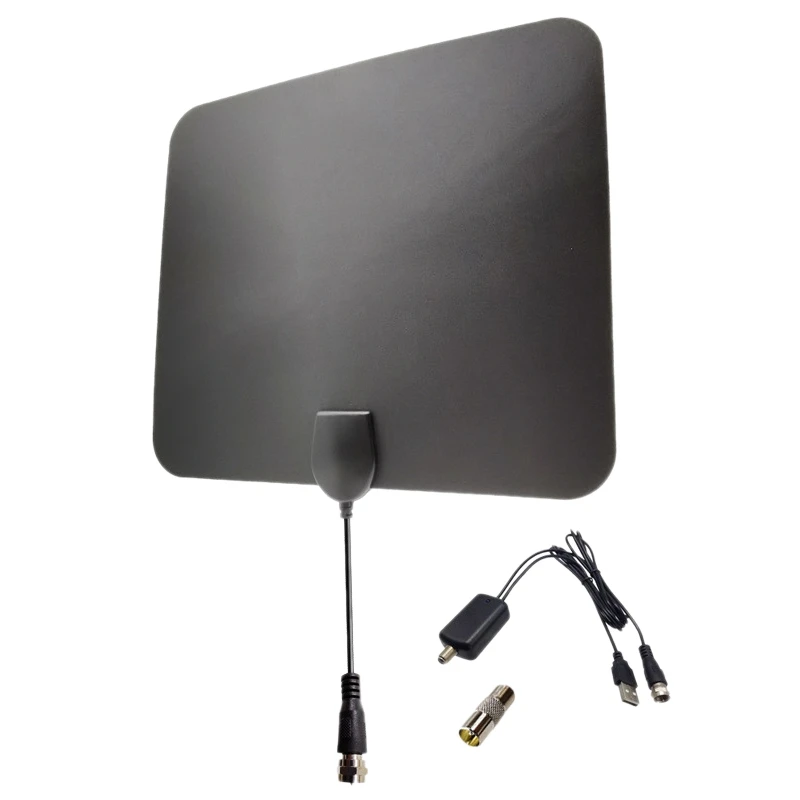 Антенна ТВ цифровой HD 400 Миля Диапазон Skywire Крытый 1080P 4K 16Ft коаксиальный