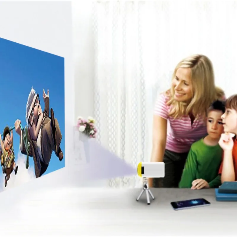 

Portable Mini HD 1080P Projector Home Cinema Private Theater Small Indoor Proyector video movie projector