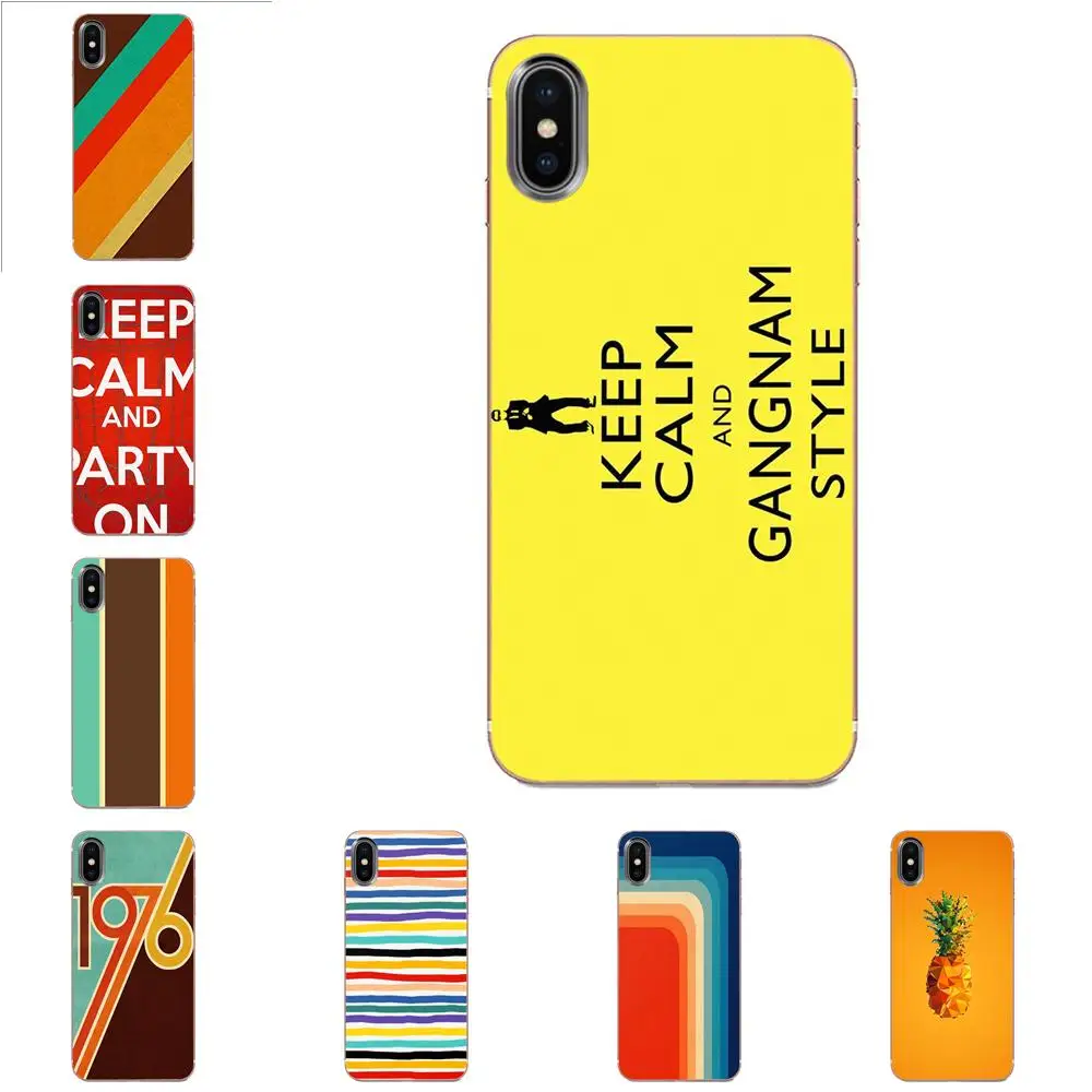 Ретро 70s цветовая палитра для Samsung Galaxy A51 A71 A81 A90 5G A91 A01 S11 S11E S20 Plus Ультра мягкий ТПУ с