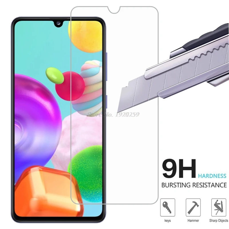 Закаленное стекло для защиты экрана Samsung Galaxy A41 SC-41A DoCoMo HD прозрачная ультратонкая