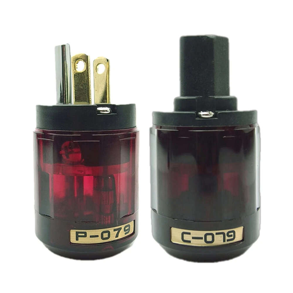 Oyaide Позолоченные C 079 IEC женский P мужской Мощность аудио разъем Hifi DIY MATIHUR hifi1
