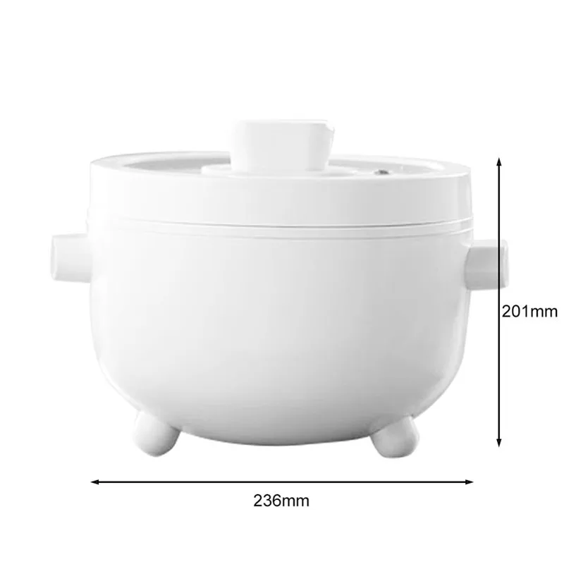 

2L Multifunctional Electric Rice Cooker 700W Non Stick Liner Pot Hot Pot Rice Instant Noodles Cooker