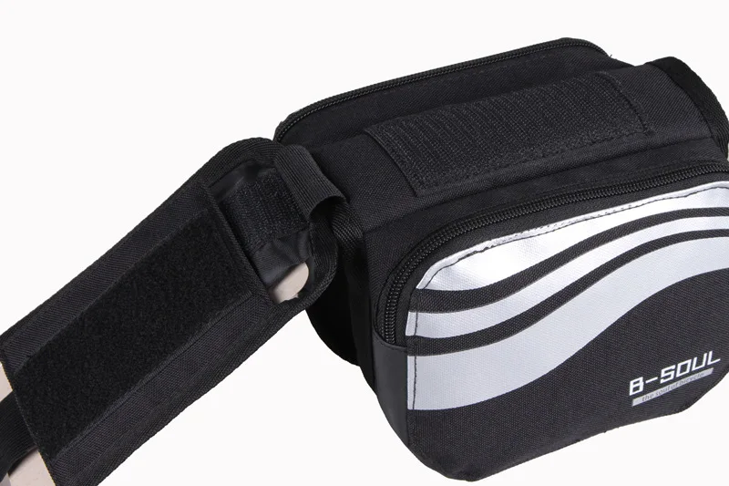 B-SOUL Bike Bicycle Frame Front Head Top Tube Bag Double IPouch Cycling Pannier for 4.8inch 5.7inch Smartphone Touch Screen | Спорт и