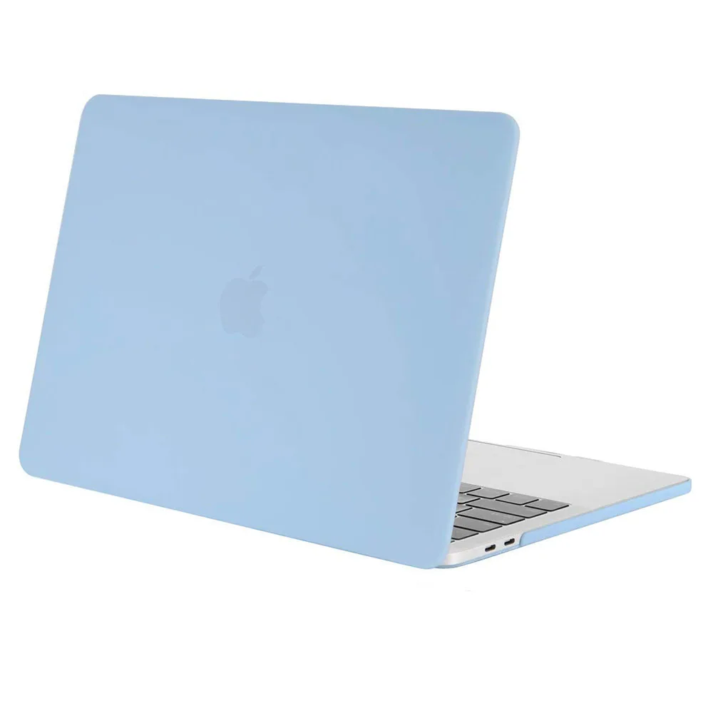 MOSISO ноутбук Mac 13 дюймов Чехол пластиковый матовый чехол для Macbook Air Pro 13 15 retina 2013+ силиконовый чехол - Цвет: Airy Blue