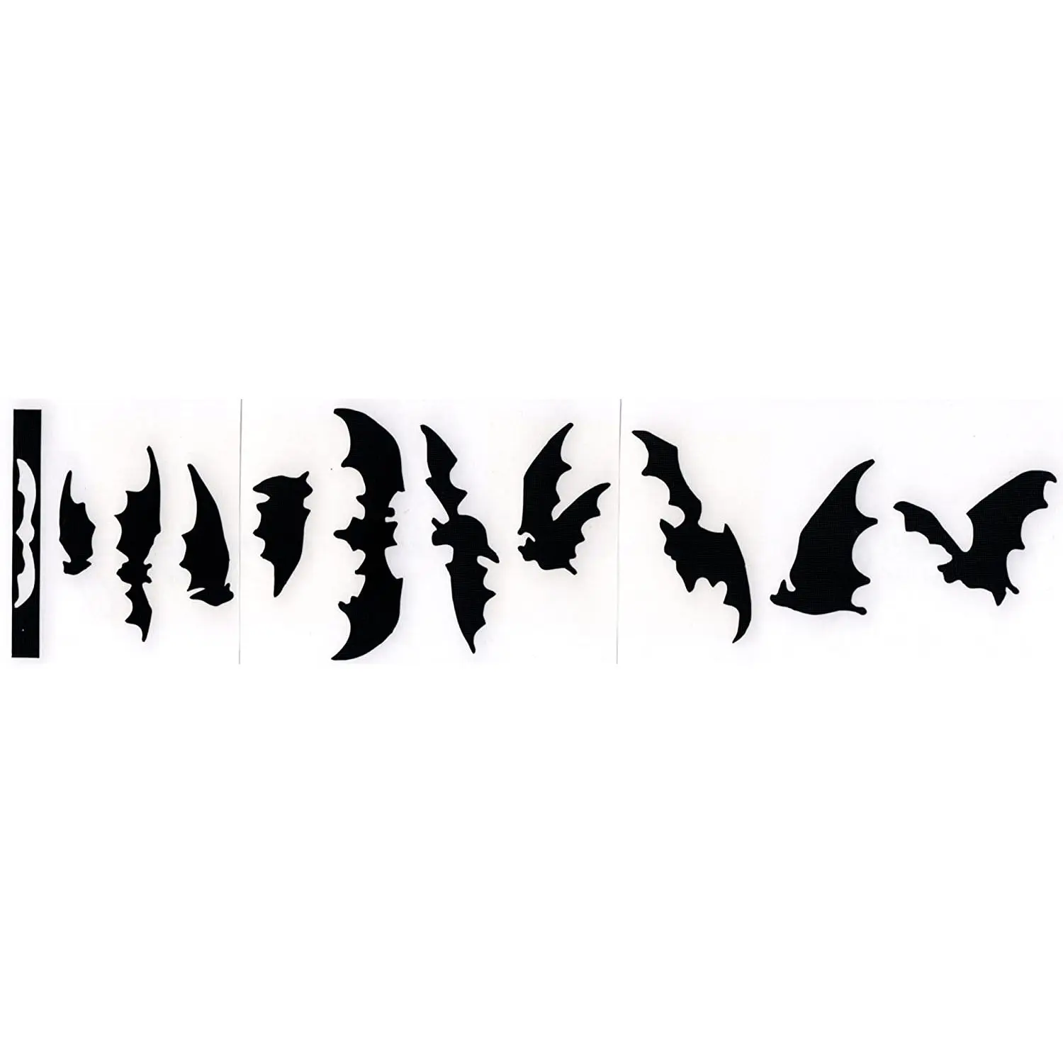 Наклейки в виде летучих мышей для гитары или бас-маркеров различные цвета на