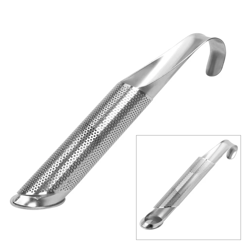 

Кухонные принадлежности HILIFE, ситечко из нержавеющей стали с изогнутой ручкой, аксессуары для чая из нержавеющей стали, ситечко для чая, филь...