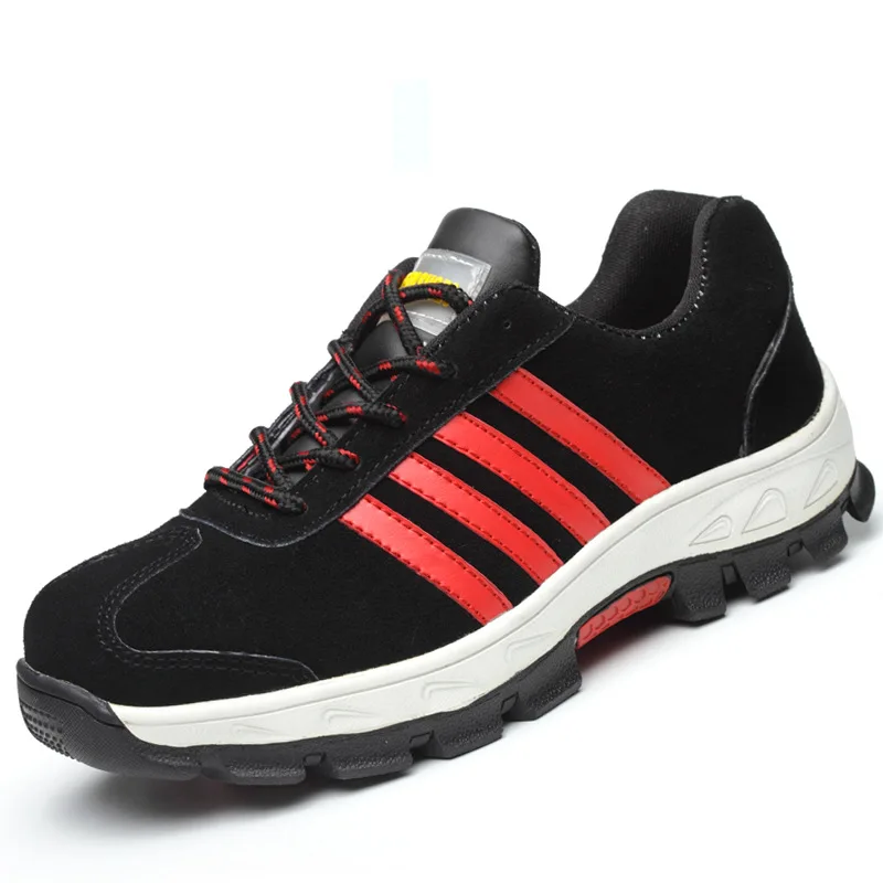 Дышащие легкие повседневные рабочие ботинки защитные со стальным носком и