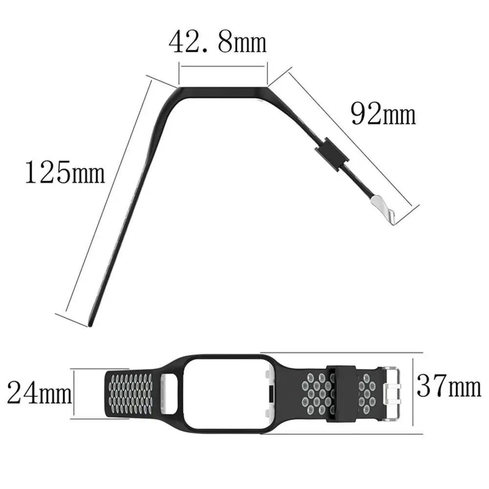 

Wrist Band Strap for TomTom 2 3 Runner Spark Music Replacement Bracelet Soft Watchband Silicone Belt Watch Bracelet Accessory