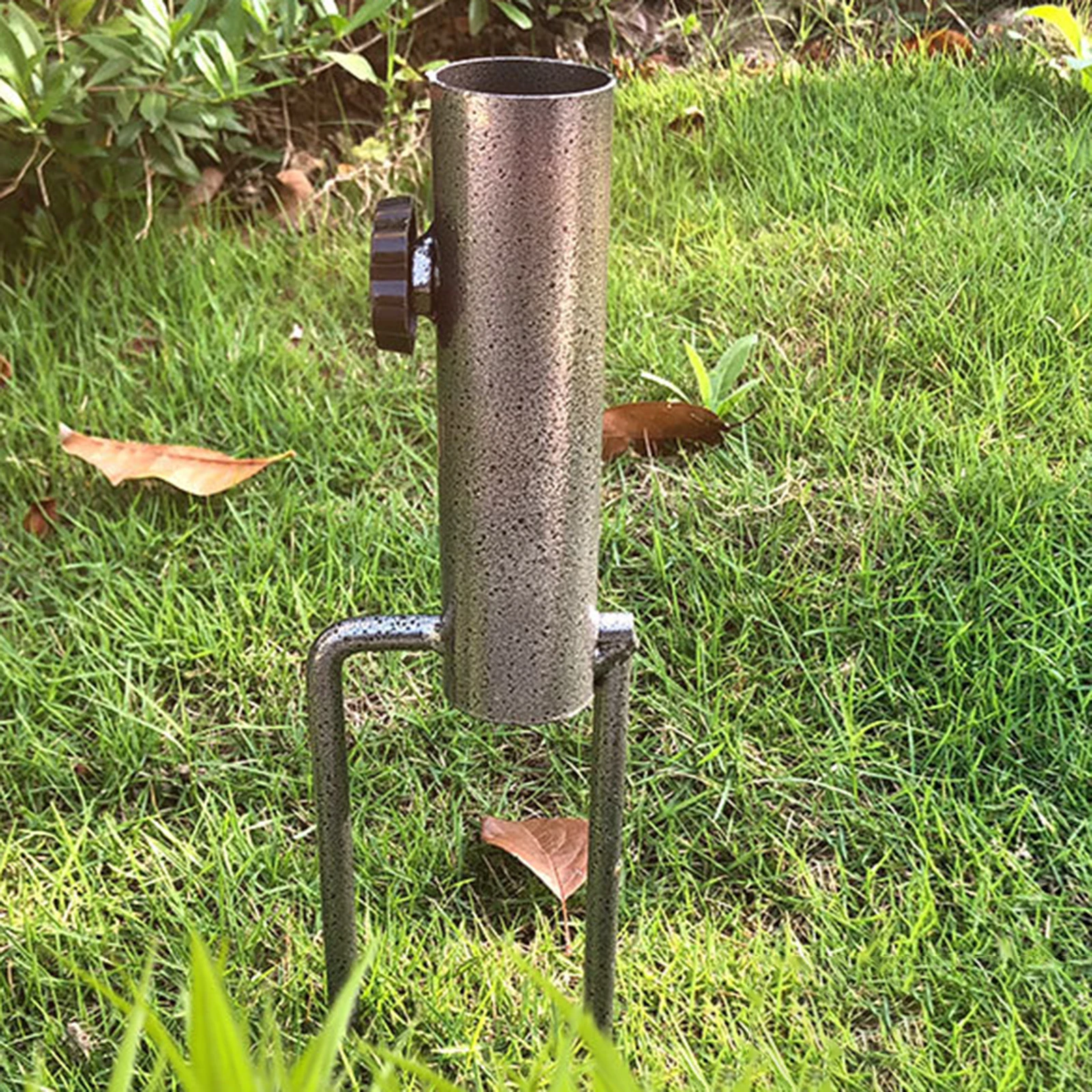 Подставка для зонта с шипами металлическая уличная подставка заглушкой Садовые