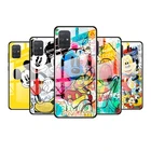 Чехол для телефона из закаленного стекла с Микки и Минни для Samsung Galaxy S21 Ultra A71 A51 4G 5G A91 A81 A41 A31 A21 A11 A01