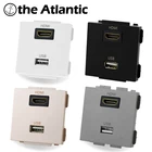 Серия S-HDMI порт USB 2,0 разъем для передачи данных Высокое разрешение Цифровое ТВ сетевое гнездо Функциональный модуль DIY часть бесплатная комбинация