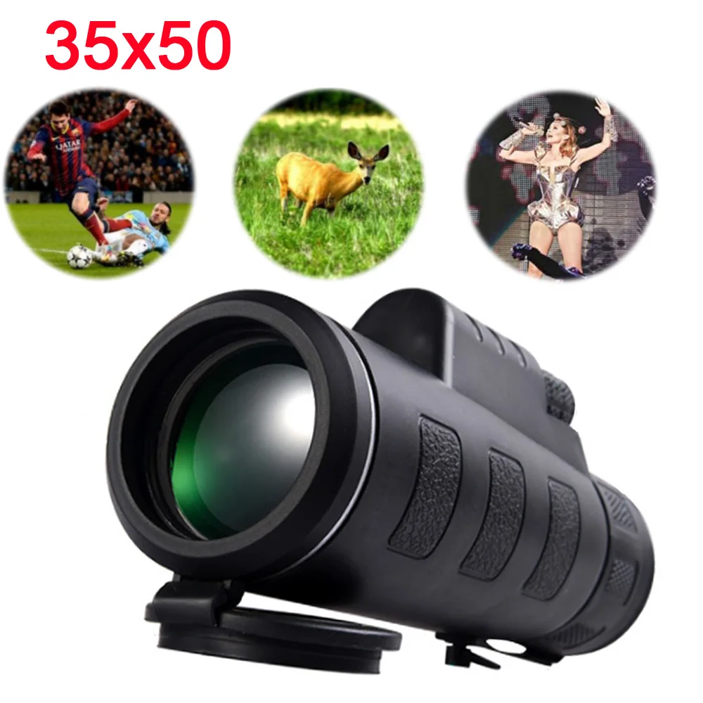 Бинокль высокой мощности профессиональный монокуляр ночного видения 35x50